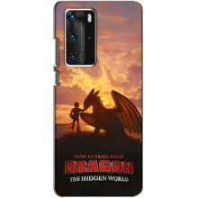 Чехол дракон Беззубик для Huawei P40 Pro – Постер Беззубика
