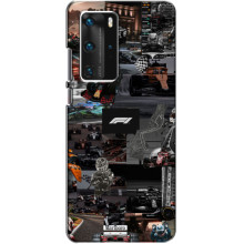 Чехол Формула1 на Huawei P40 Pro – Коллаж Ф1