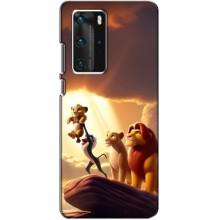 Чехол Король лев на Хуавей П40 Про (Рождение Симбы)