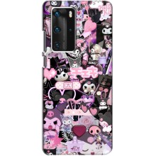 Чехол с кроликом Куроми на Huawei P40 Pro (Коллаж Куроми)
