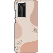 Чохол квітковий дизайн для Huawei P40 Pro – Кориневий фон