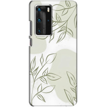 Чохол квітковий дизайн для Huawei P40 Pro