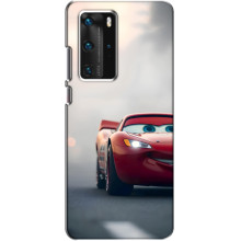 Силиконовый чехол Маквин для Huawei P40 Pro – Маквин на трасе