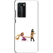 Чехол Рапунцель для Huawei P40 Pro (Рапунцель и Флин)