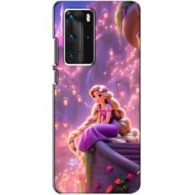 Чехол Рапунцель для Huawei P40 Pro (Рапунцель в замке)