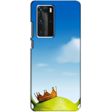 Чехол с мультфильмом Шрек на Huawei P40 Pro – Голова Шрека