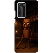 Чехол с мемом Тралалело тралала на Huawei P40 Pro (Тунг тунг тунг сахур)
