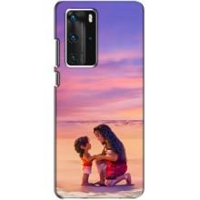 Чехол с мультфильмом Моана Huawei P40 Pro (Моана и Симеа)
