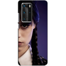 Чехол с дизайном Венздей 2 на Huawei P40 Pro – Глаза Уэнсдей