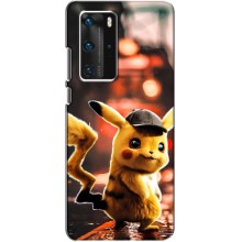 Чехол с Пикачу на Huawei P40 Pro (Милый Пикачу)