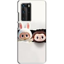 Чохол з принтом Лабубу для Huawei P40 Pro – Labubu