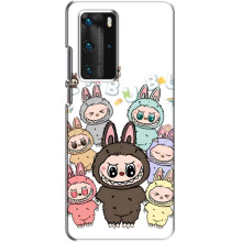 Чохол з принтом Лабубу для Huawei P40 Pro