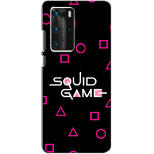 Чехол Гра в кальмара для Huawei P40 Pro – Логотип игры кальмара