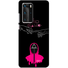 Чехол Гра в кальмара для Huawei P40 Pro – Охранник