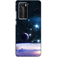 Космические Чехлы для Хуавей П40 Про (VPrint) (Космический вид)