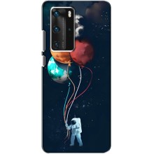Космические Чехлы для Хуавей П40 Про (VPrint) (Планеты шарики)