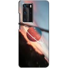 Космические Чехлы для Хуавей П40 Про (VPrint) (Сатурн)