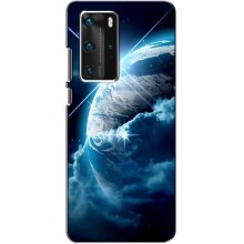 Космические Чехлы для Хуавей П40 Про (VPrint) (Земля с космоса)