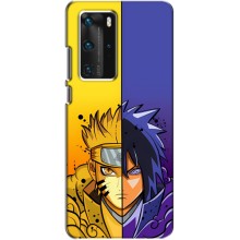 Купить Чехлы на телефон с принтом Anime для Хуавей П40 Про – Naruto Vs Sasuke