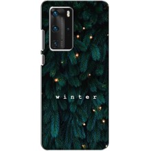 Новогодние, Праздничные Чехлы для Huawei P40 Pro - 2024 год (Winter)