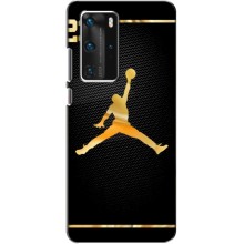 Силиконовый Чехол Nike Air Jordan на Хуавей П40 Про (Джордан 23)