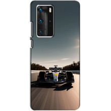 Чехол с прнтом Формула 1 на Huawei P40 Pro – Болід Ф1