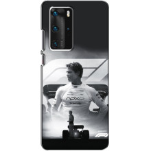 Чехол с прнтом Формула 1 на Huawei P40 Pro – Фон Формула-1