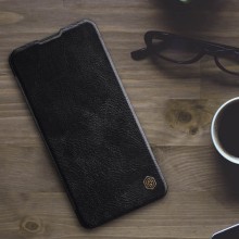 Кожаный чехол-книжка Nillkin Qin Series для Huawei P40 – Черный