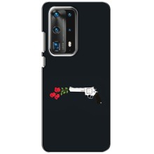 Чехлы (ART) Цветы на Huawei P40 (VPrint) (Неожиданные цветы)