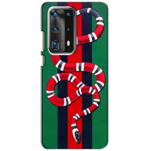 Чохли  GUCCI для Хуавей Р40 (AlphaPrint) (Gucci змія)