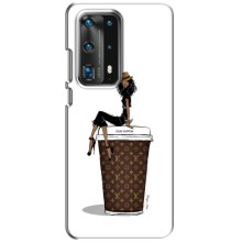 Чохли Луі Вітон для Huawei P40 (AlphaPrint - LOUIS VUITTON) (кава LOUIS VUITTON)