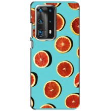 Чехлы с Фруктами для Huawei P40 (VPrint) (Грейпфрут)
