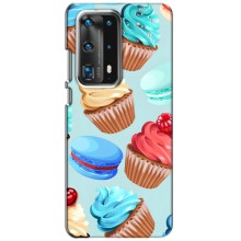 Чехлы с Фруктами для Huawei P40 (VPrint) (Кексики)