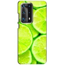 Чехлы с Фруктами для Huawei P40 (VPrint) (Лайм)
