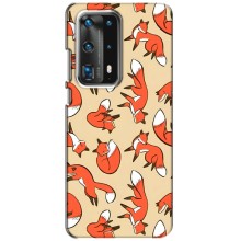 Чехлы с картинкой Лисички для Huawei P40 (VPrint) (Лисички)