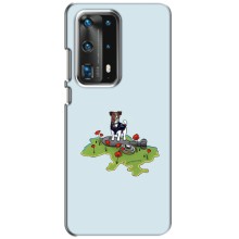 Чехлы с картинкой собаки Патрон для Huawei P40 (AlphaPrint) (Сапер Пес)