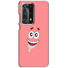 Чехлы с Патриком на Huawei P40 (Мордочка Патрика)