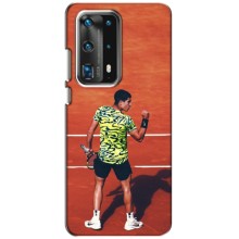 Чехлы с принтом Спортивная тематика для Huawei P40 – Алькарас Теннисист