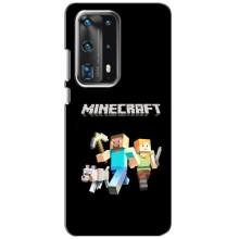 Чехол Майнкрафт на Huawei P40 (AlphaPrint) Minecraft (герои Minecraft)