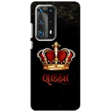 Чохол з Короною Хуавей Р40 - (AlphaPrint) (Корона короля)