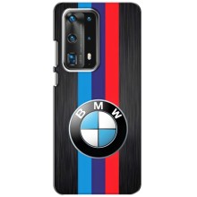 Чехол для Хуавей П40 - с принтом БМВ (AlphaPrint) (Лого BMW)