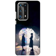 Чехлы Венсдей на Huawei P40 Уэнсдей (AlphaPrint) (Уэнздей и Инид)