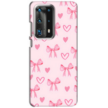 Чехол банты для Huawei P40 – Бантики и сердечки