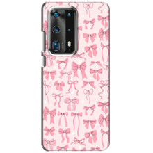 Чехол банты для Huawei P40 – Фон бантики