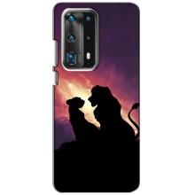Чехол Король лев на Хуавей П40 – Симба и Налу
