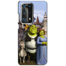 Чехол с мультфильмом Шрек на Huawei P40