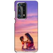 Чехол с мультфильмом Моана Huawei P40 (Моана и Симеа)