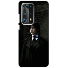 Чехол с дизайном Венздей 2 на Huawei P40 – Уэнсдей в костюме