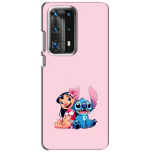 Чехол с принтом Стич на Huawei P40 – Лило и Стич