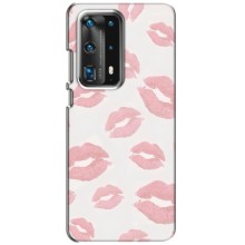 Чохол з розовим принтом для Huawei P40 (Рожеві губи)